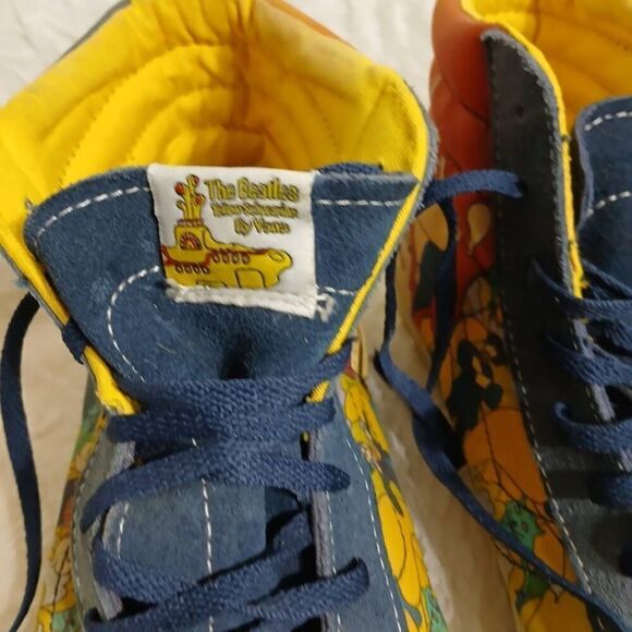 Vans Sk8 The Beatles High-Cut Sneakers Size 12 ( Men's) - Picture 8 of 10